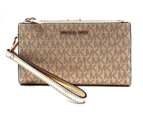 michael kors jet set wallet cinder|michael kors wristlet jet set.